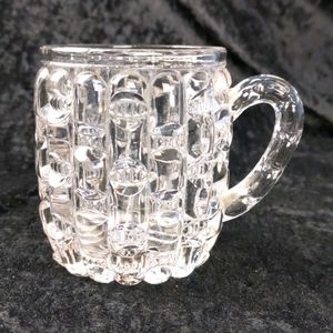 Victorian era Bryce Higbee cut log pattern mug
